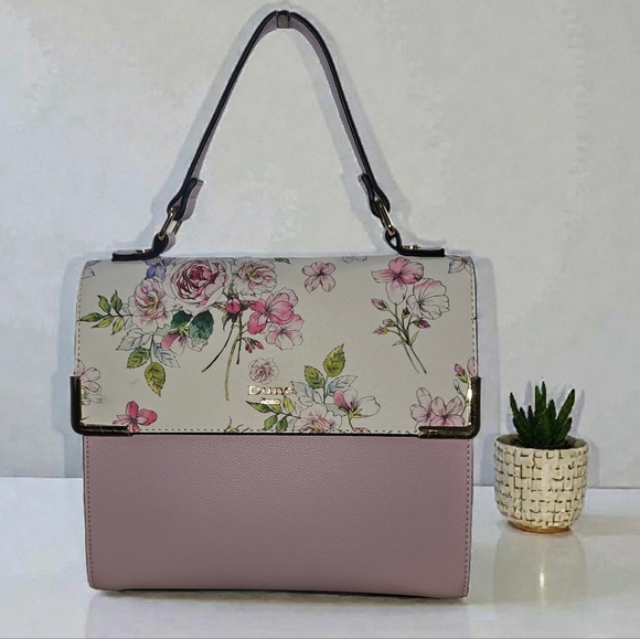 Dune London Handbags - DUNE LONDON Floral Lavendar Handbag/Satchel/Crossbody
